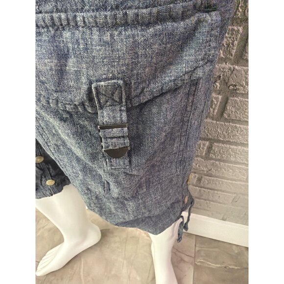 Sean John Men’s Flight Cargo Blue / Gray Wash Shorts Size 38 - Picture 5 of 14